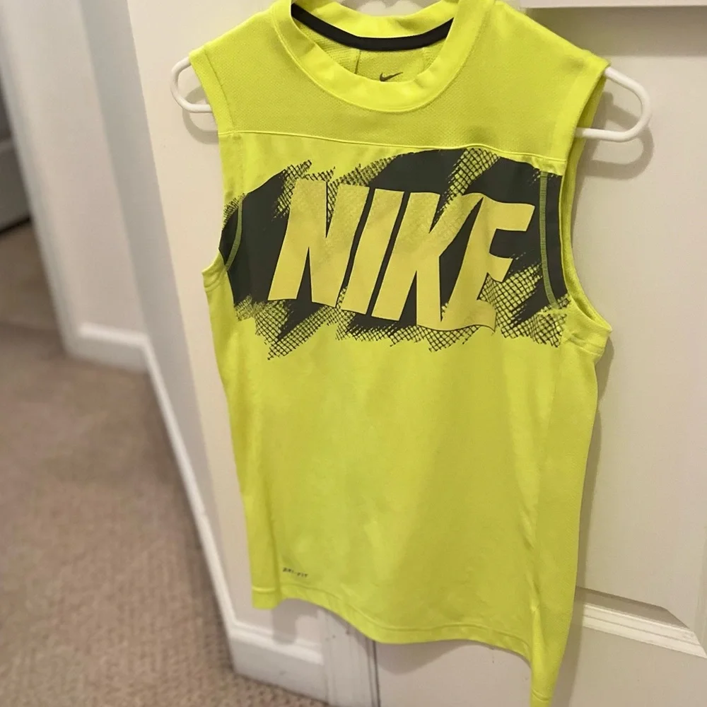 3/$19 Nike neon sleeveless athletic muscle tank top